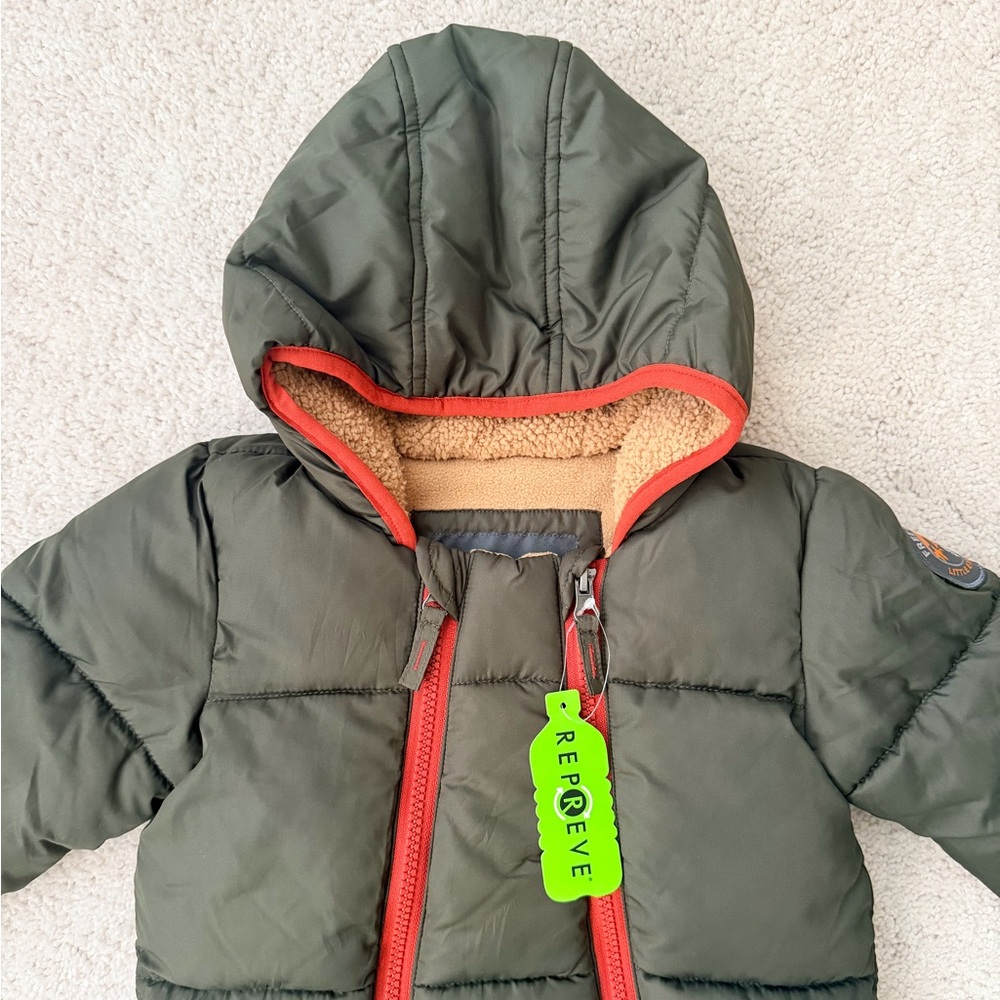 Free Country Green Puffer Snowsuit - Picture 2 of 16